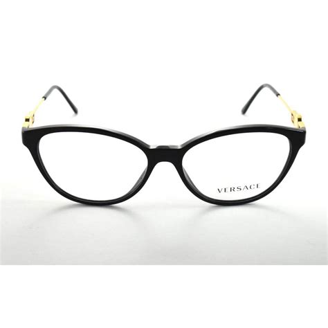 versace eyeglasses black and gold|Versace gold trim glasses.